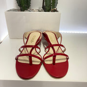 Infradito vernice rosso t. 30