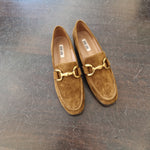 Bibilou mocassino suede cuoio