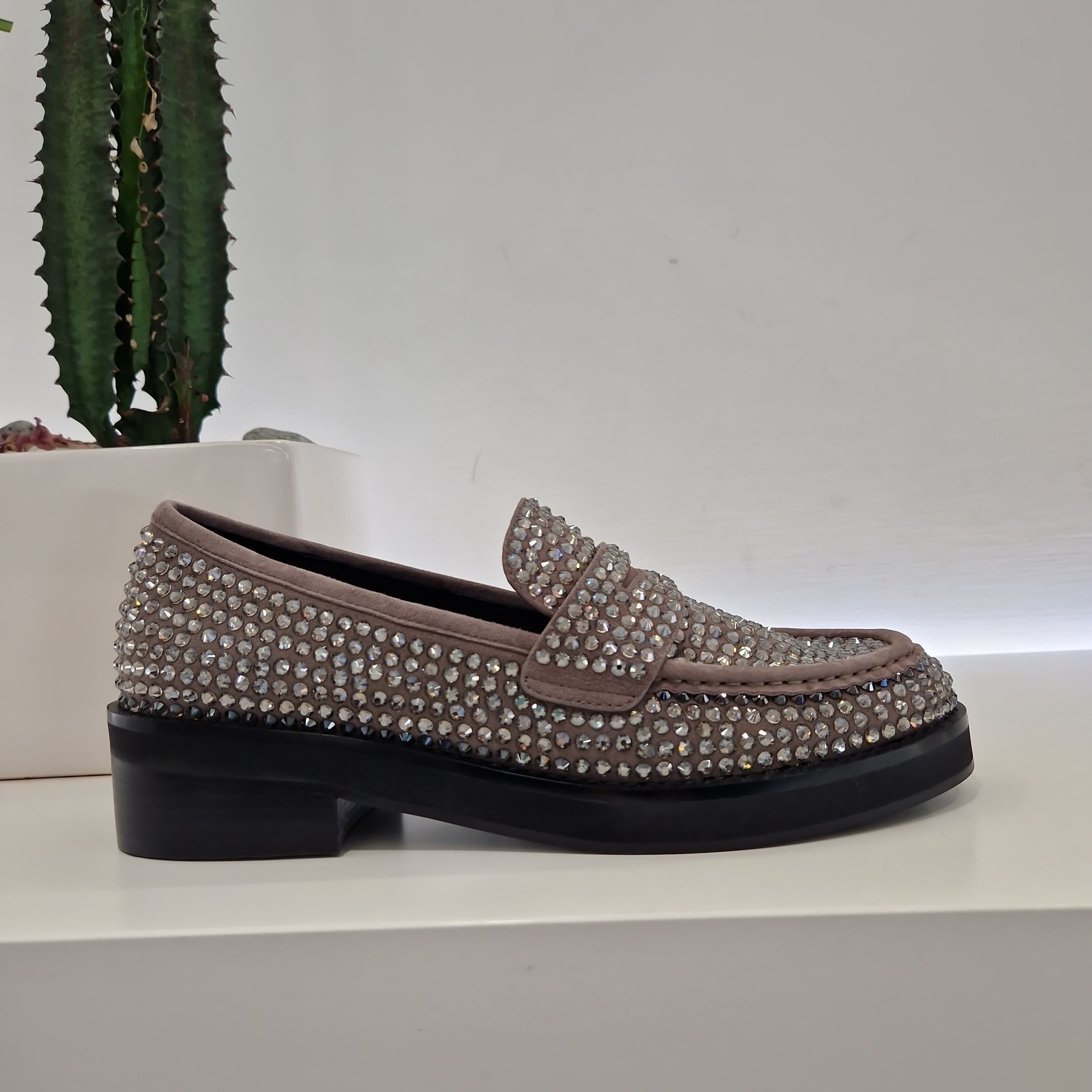Bibilou mocassino strass