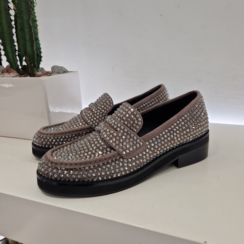 Bibilou mocassino strass