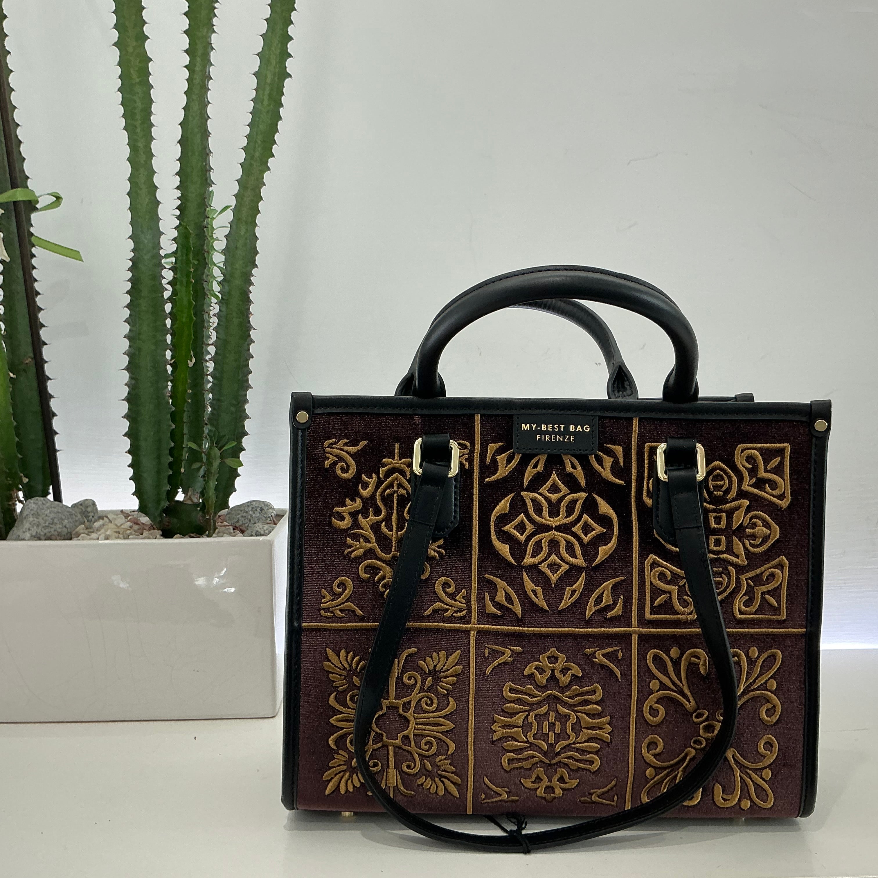 Borsa ATENA-LISBONA TABAC piccola