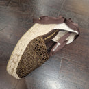 Espadrilles modello VALENCIANA ARTE punta chiusa moka