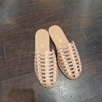 S. Piero sabot color cuoio strass