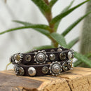 Campomaggi bracciale SOLE 2 GIRI moro