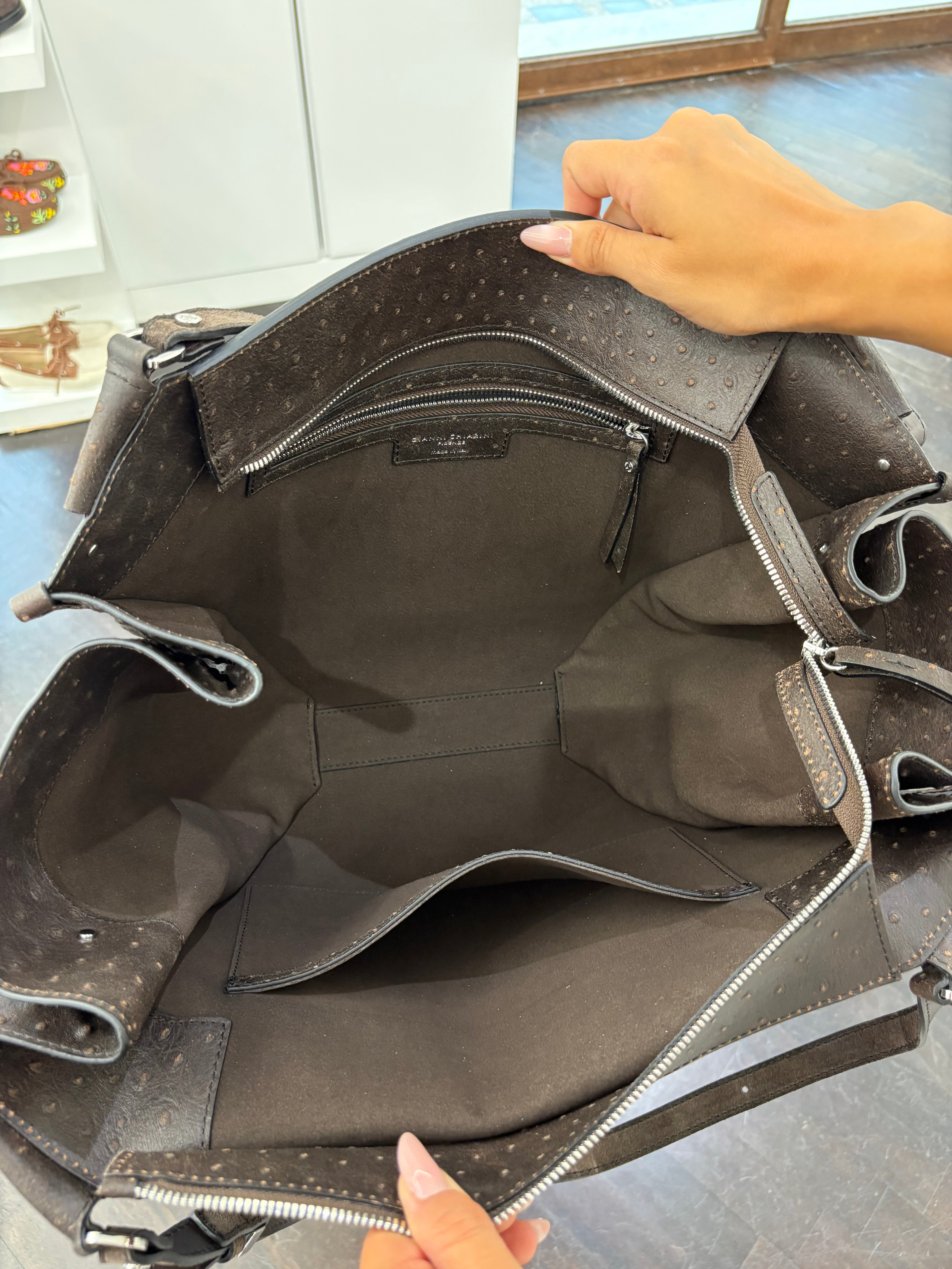 Gianni Chiarini borsa BLOOM MOKA dimensione GRANDE