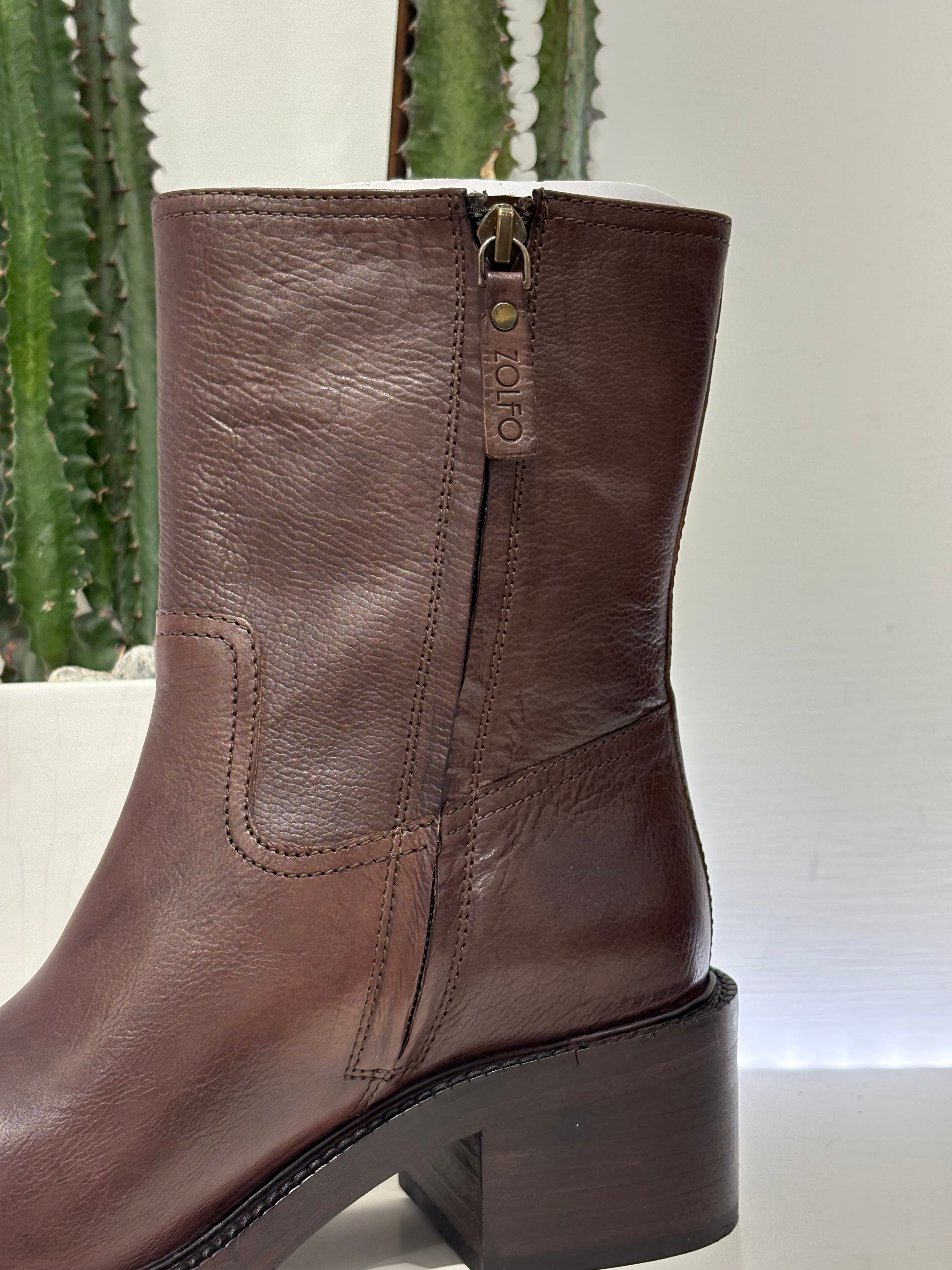 Zolfo biker moro zip tacco 50
