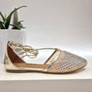 Gardini sandalo oro strass