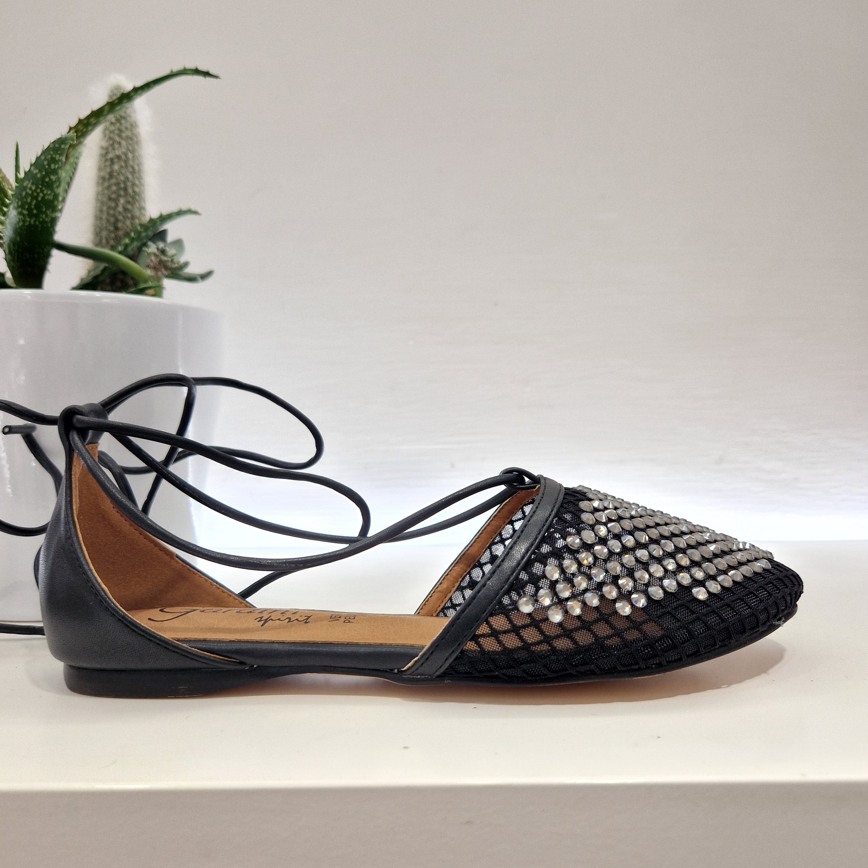 Gardini sandalo  nero  strass
