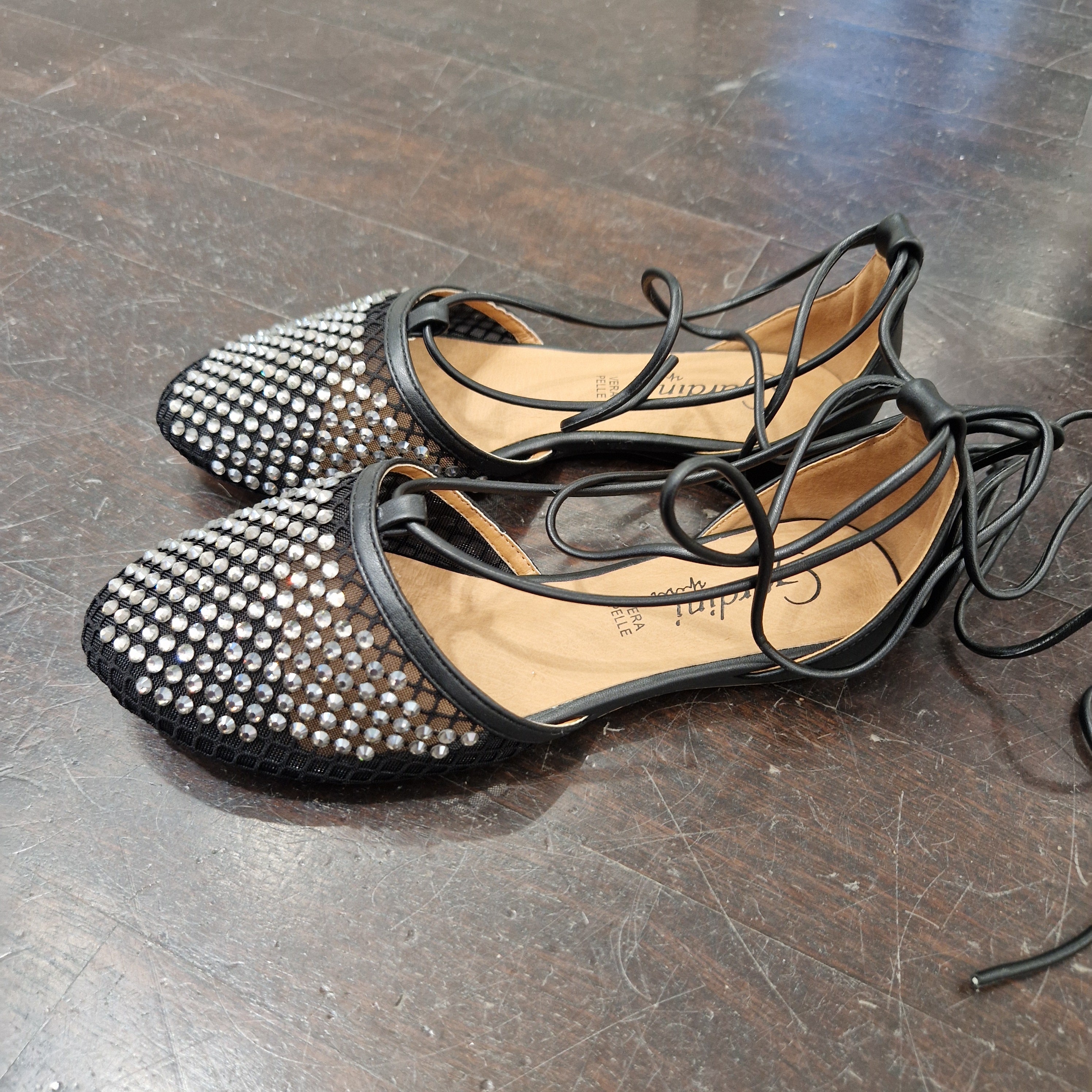 Gardini sandalo  nero  strass