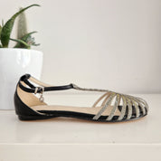 Gardini black spider sandal