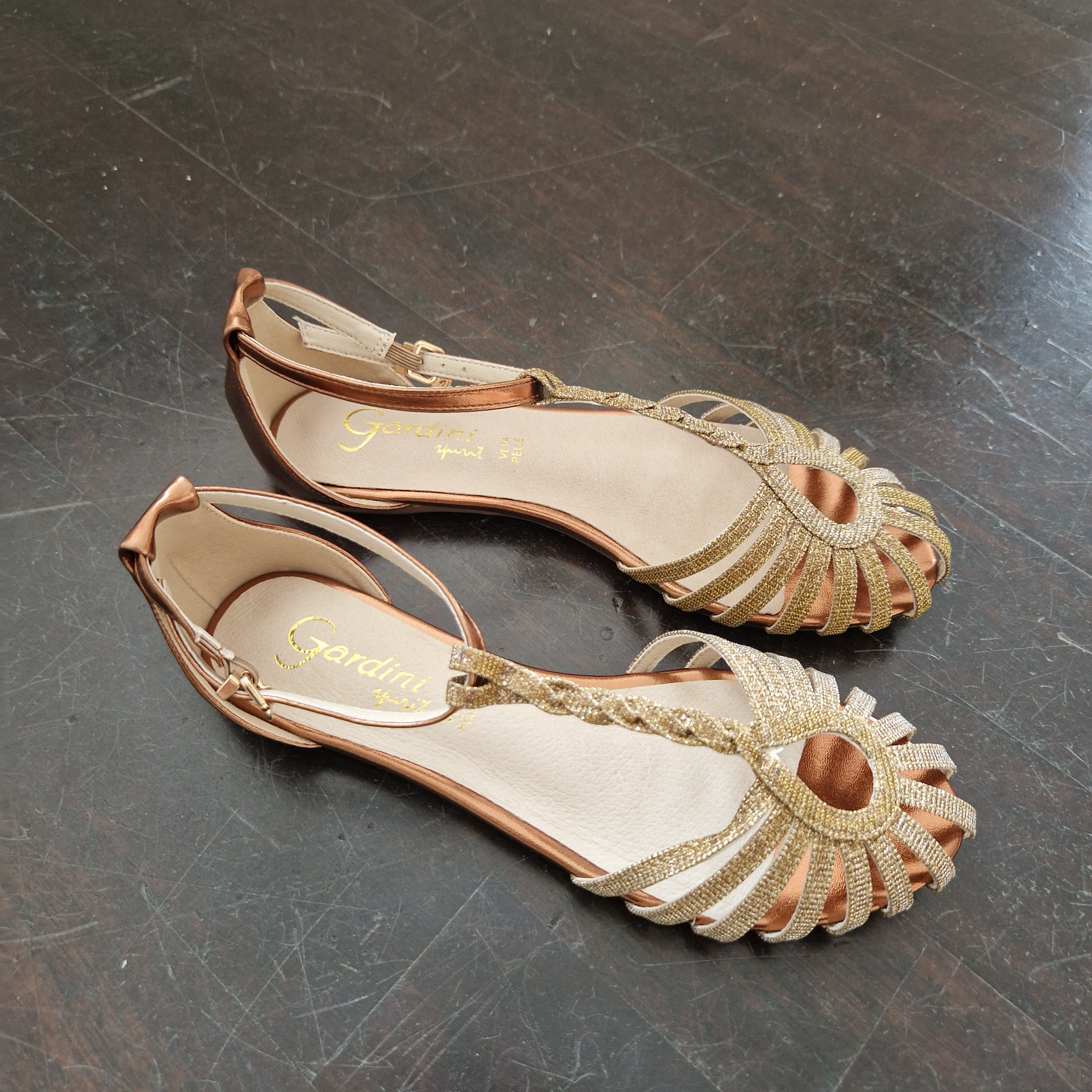 Gardini sandalo ragnetto bronzo