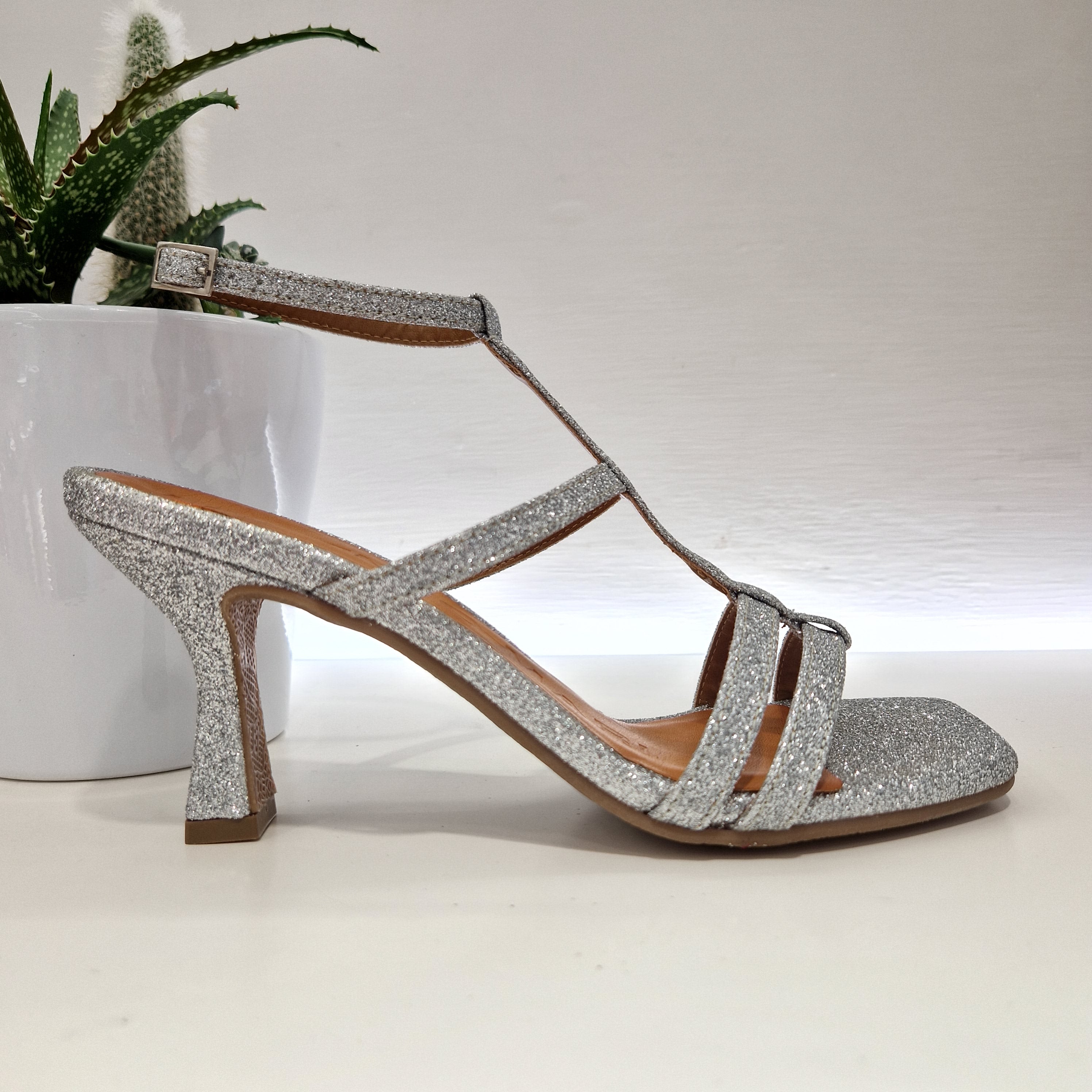Lorenzo Mari sandalo glitter