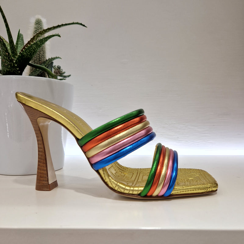Giampaolo Viozzi sandalo ciabatta multicolor