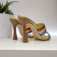 Giampaolo Viozzi sandalo ciabatta multicolor