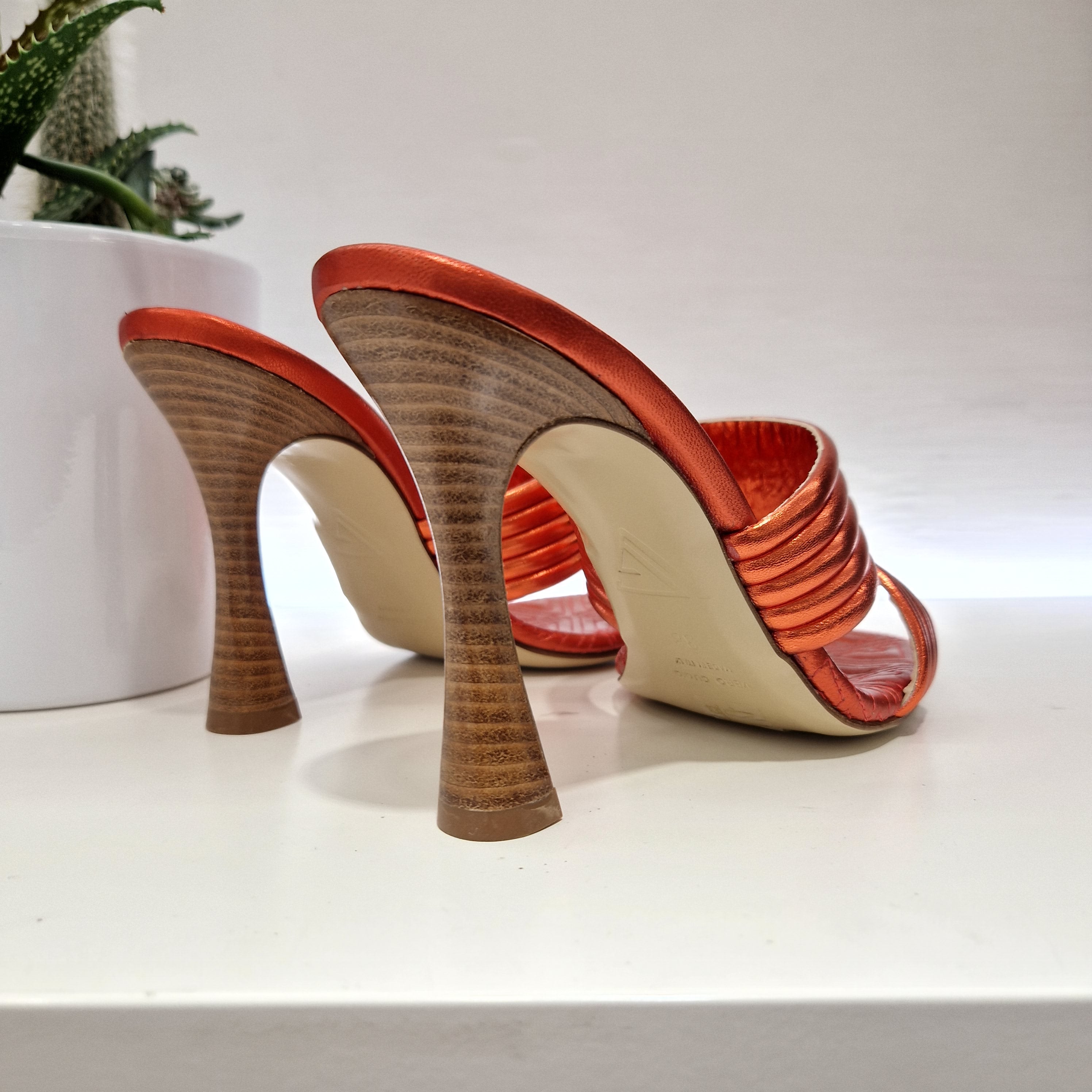 Giampaolo Viozzi sandalo ciabatta arancio