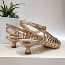 Isabelle Paris scarpa color oro scuro