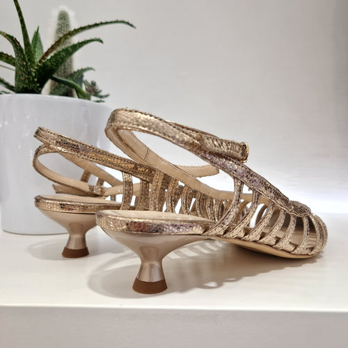 Isabelle Paris scarpa color oro scuro