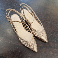 Isabelle Paris scarpa color oro scuro