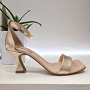 B Rock gold sandal