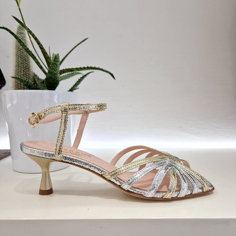 Isabelle Paris sandalo  color oro/argento