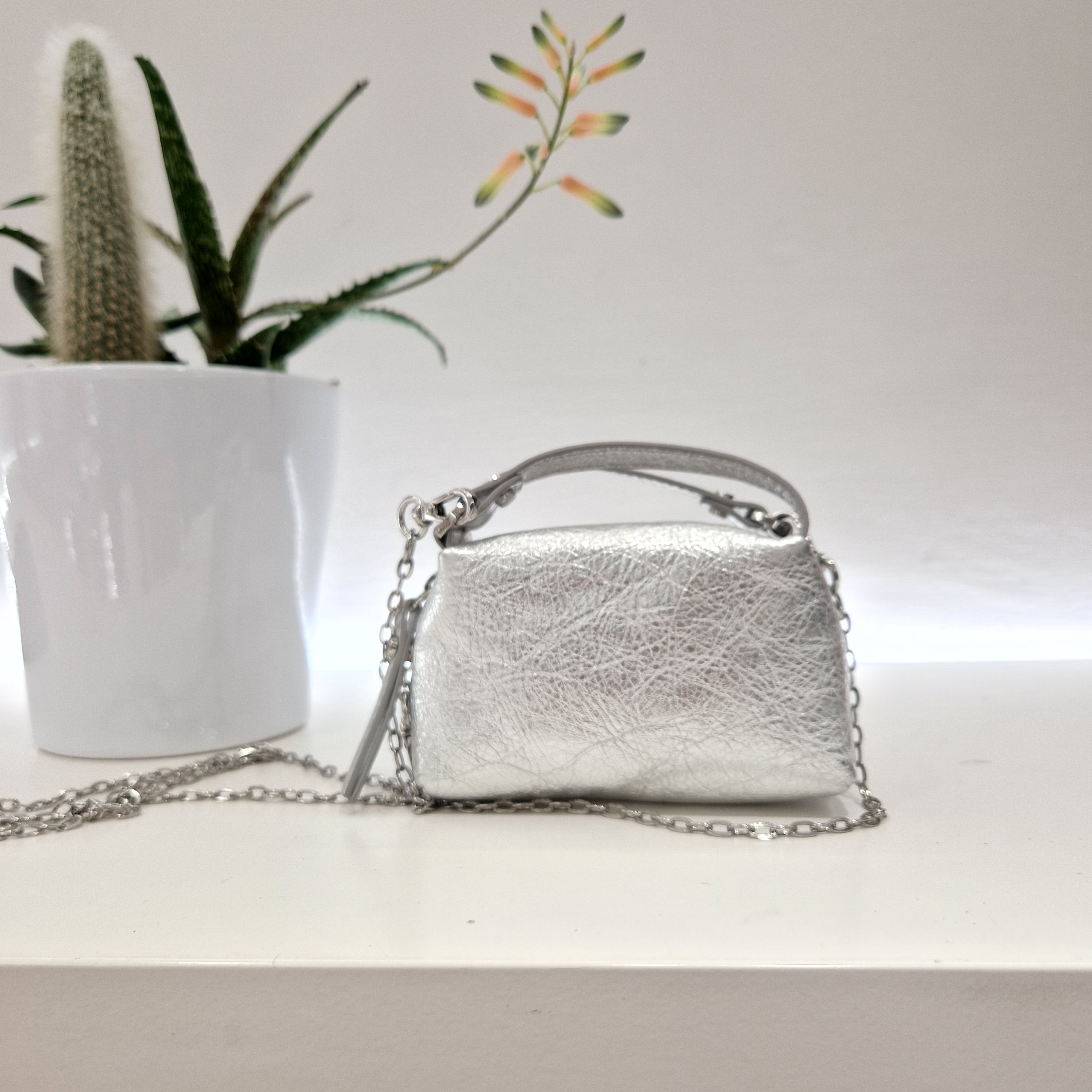 Gianni Chiarini Mini bag argento