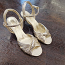 Gold sandal 5 cm heel