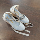 Espadrilles zeppa azul