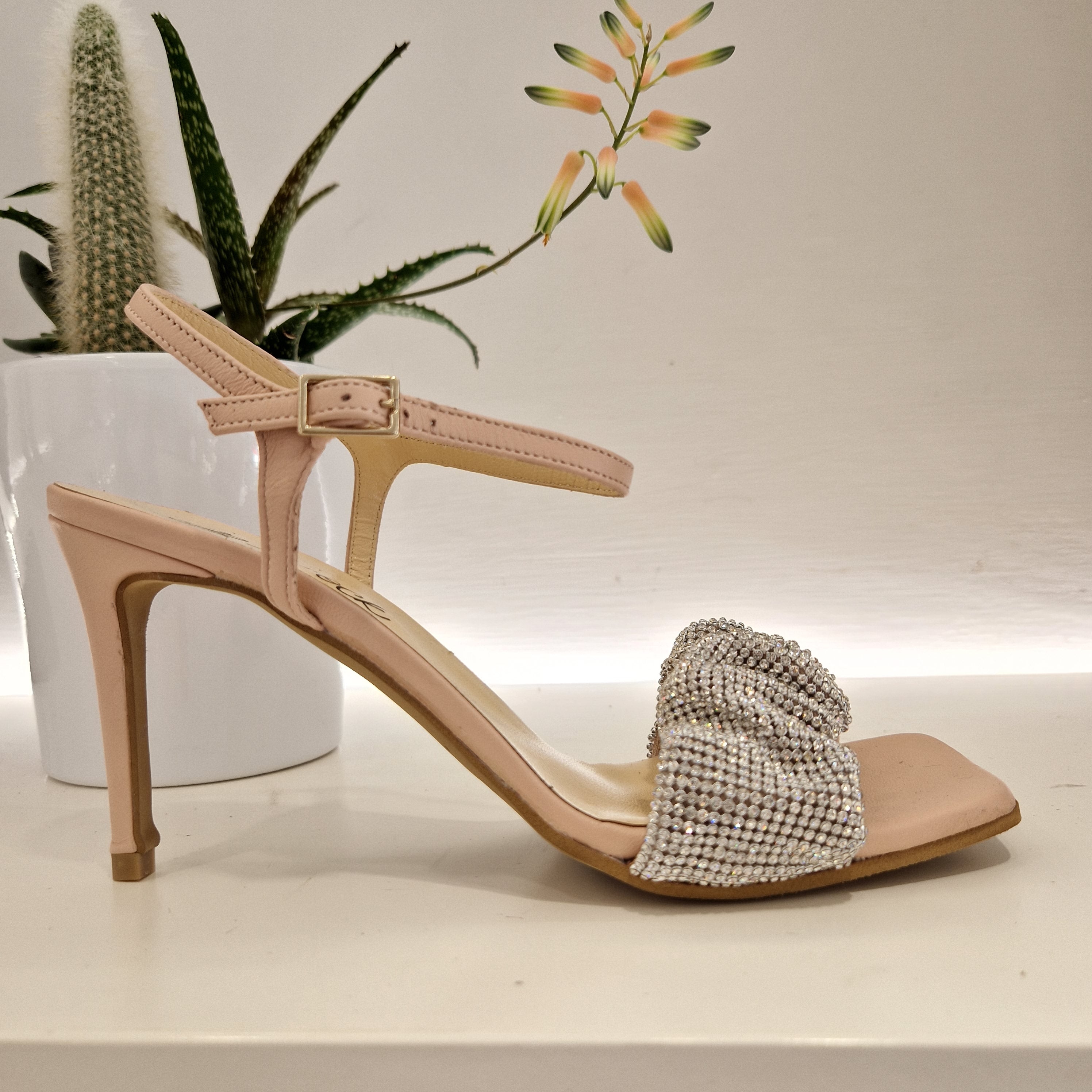 B Rock sandalo strass