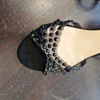B Rock black plexy sandal