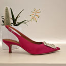 Bibilou raso fuxia tacco 5 cm