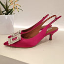 Bibilou raso fuxia tacco 5 cm