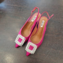 Bibilou raso fuxia tacco 5 cm