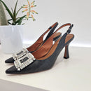 Bibilou  nera tacco 7 cm
