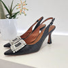 Bibilou  nera tacco 7 cm