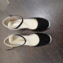 Black suede espadrilles