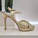 B Rock gold sandal