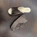 Espadrilles ciabatta color lavagna