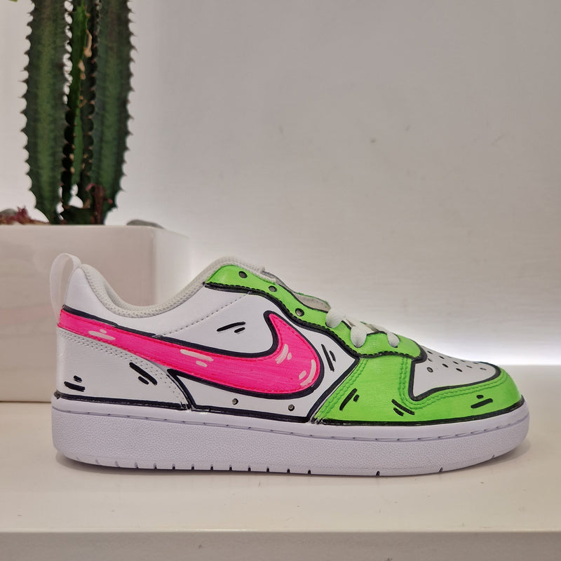 Nike custom comics baffo fuxia