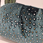 N.D.B. maxipochette velluto verde