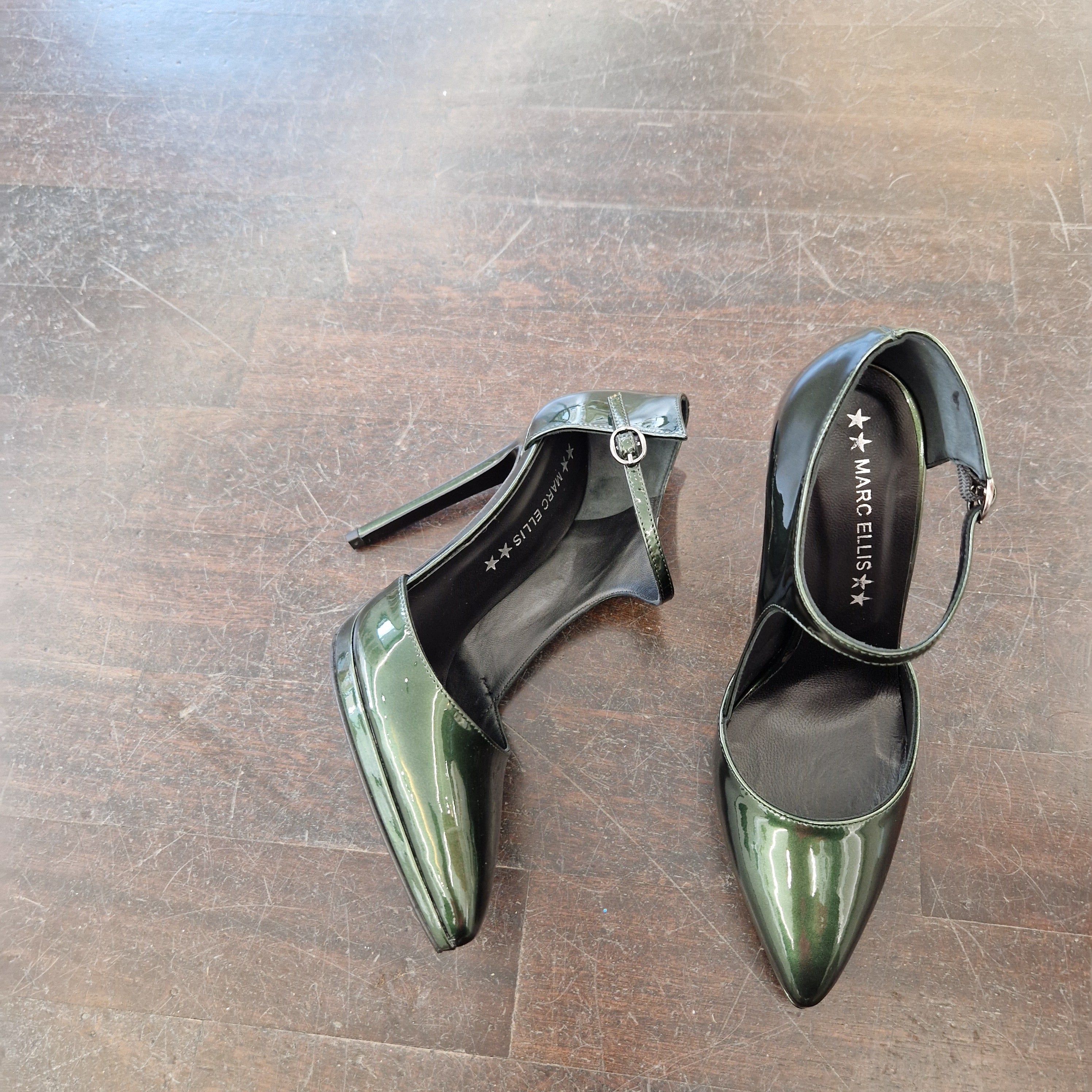 Marc Ellis scarpa aperta verde