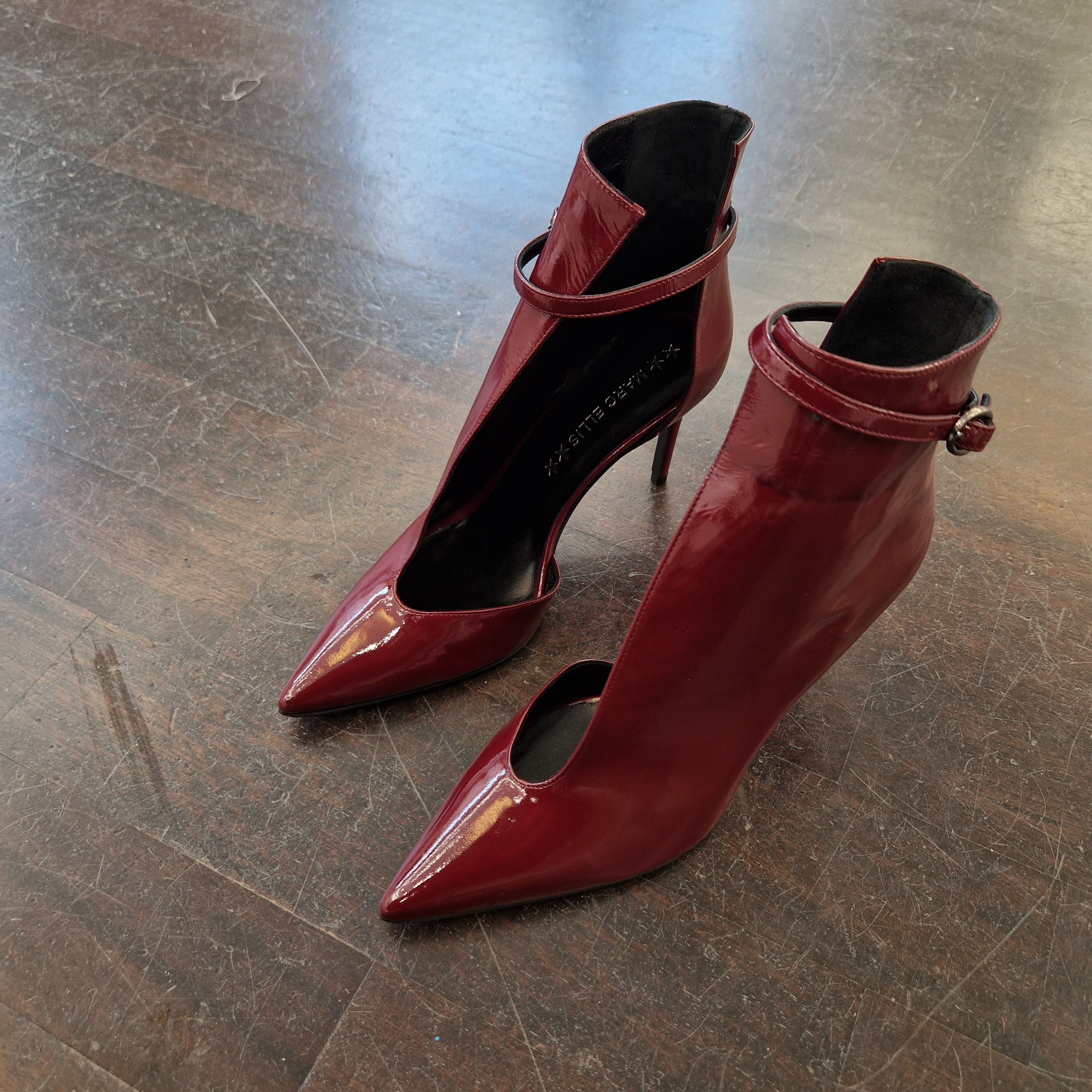 Marc Ellis scarpa aperta color rubino