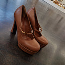Giampaolo Viozzi leather-colored pumps