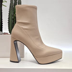Jeannot stivaletto beige