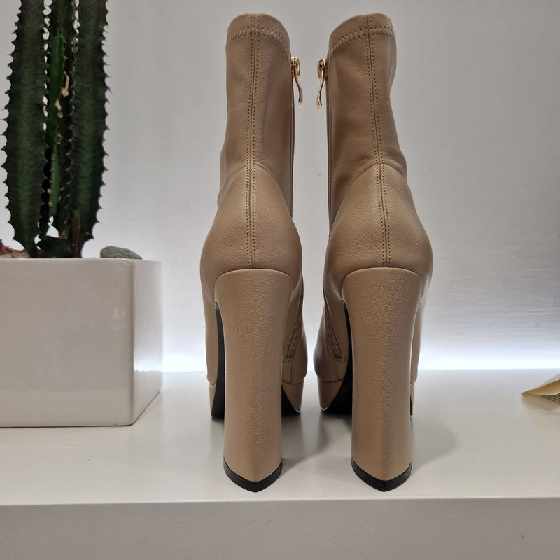 Jeannot stivaletto beige