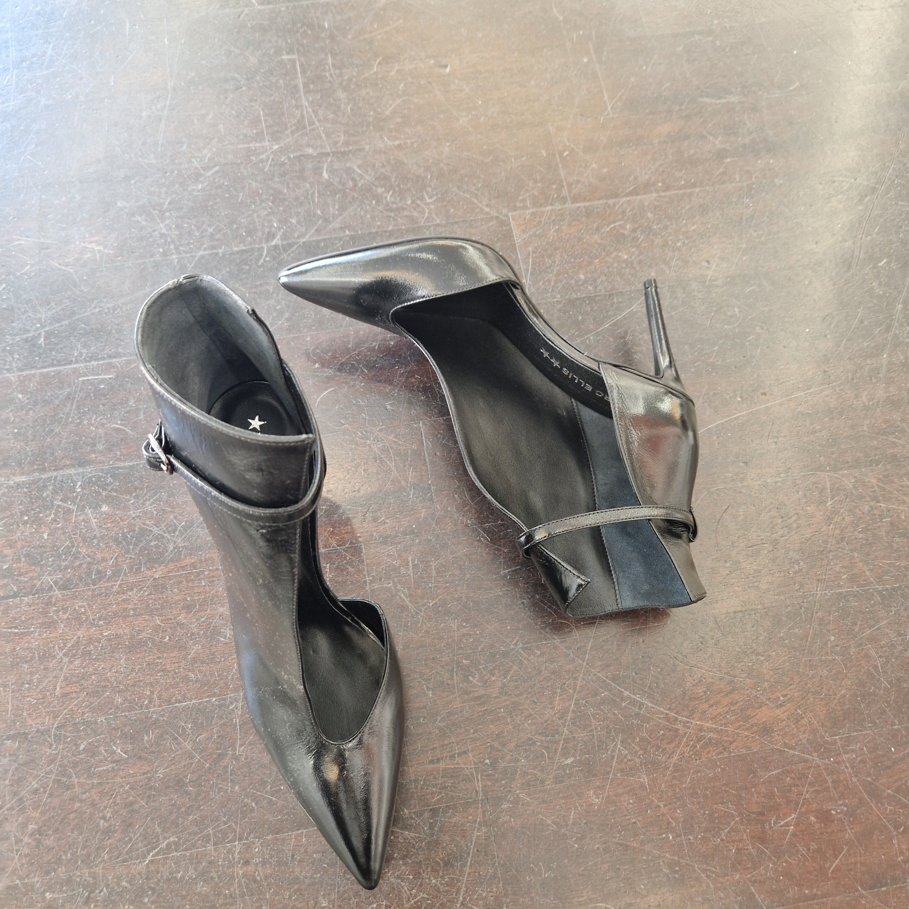 Marc Ellis black open shoe