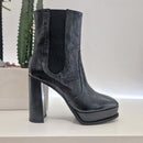 Isabelle Paris black beatles ankle boot