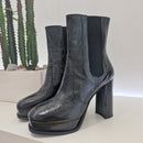 Isabelle Paris black beatles ankle boot