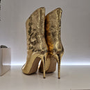 WO Milano gold ankle boot