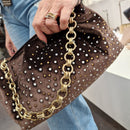 NDB velvet maxi pochette t.moro
