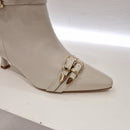 WO Milano cream ankle boot